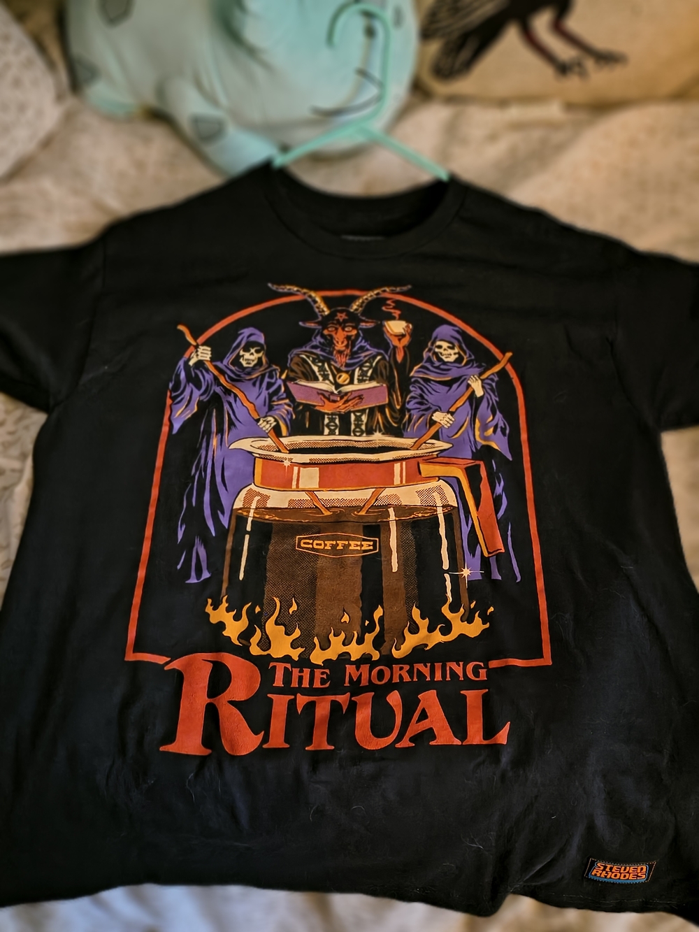 The Morning Ritual Graphic Tee - Black